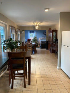 Kitchen Into Dining Room