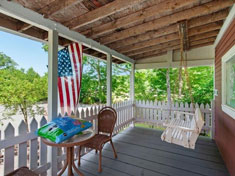 Covered Screenroom Porch of Shop Covered Screenroom Porch