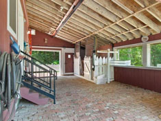 Rear Covered Storage/Sitting Area Rear Covered Storage/Sitting Area