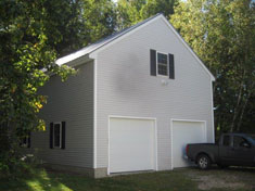 Heated 4 Car 2 Story Barn