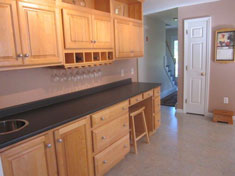 Customized Wet Bar and Writing Area